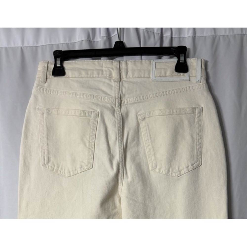 La Ligne Womens Stretch Off White Designer Jeans Denim Size 29 EUC - Picture 7 of 8